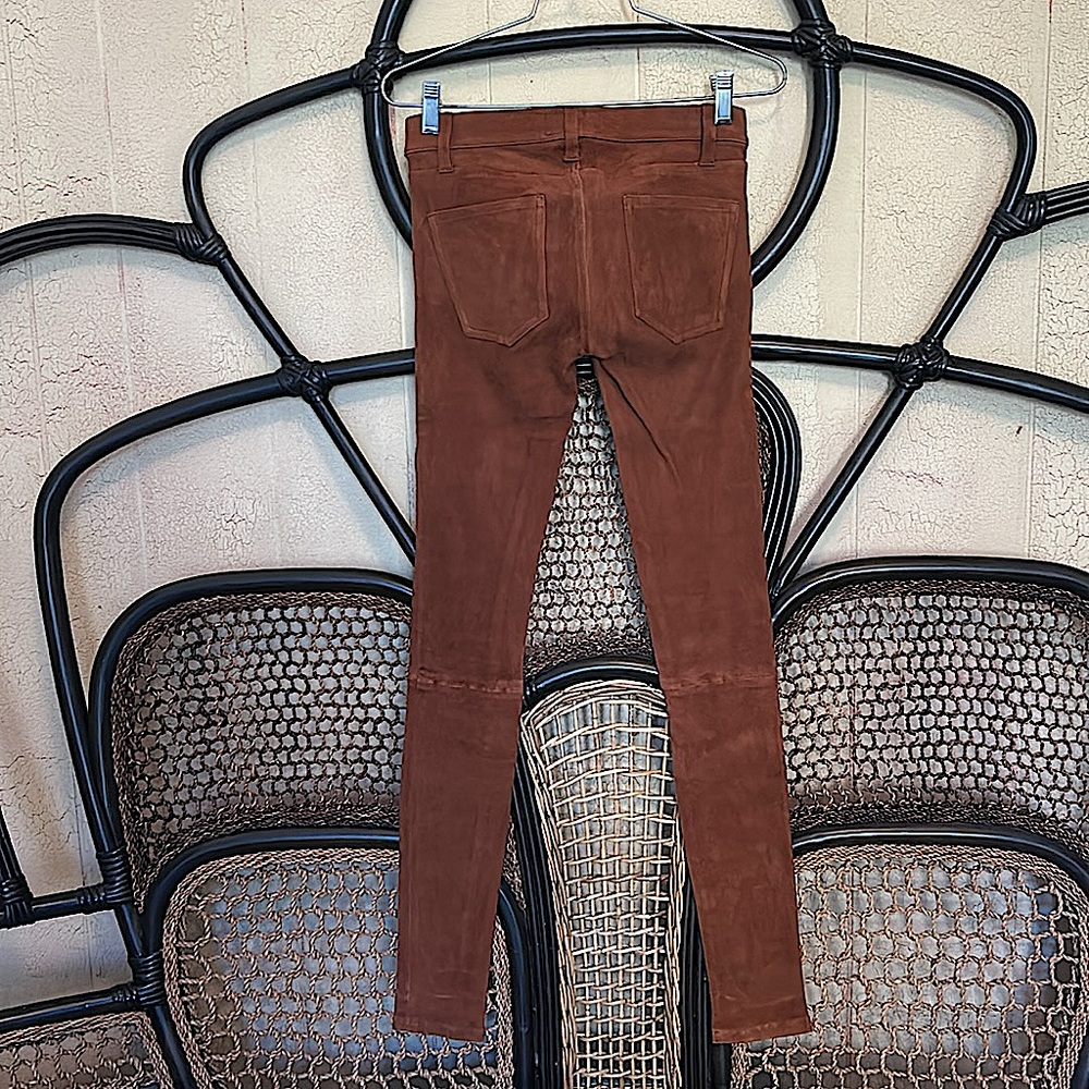 Current Elliot Lamb Suede Leggings - Picture 8 of 11
